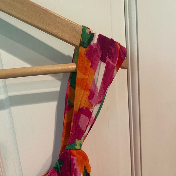 Anne Klein Pink Orange Maxi Sun Dress - Picture 2 of 8